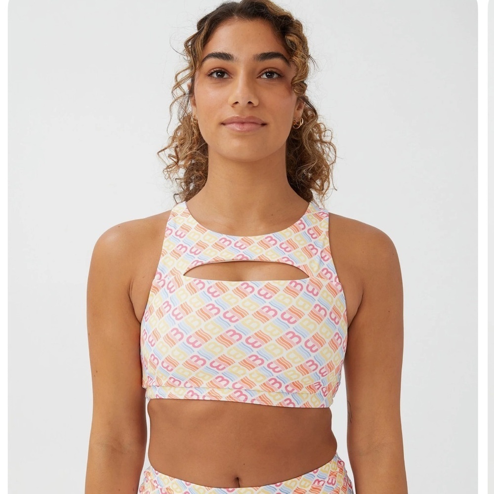 Cotton On Body Women Smoothing Cut Out Vestlette Top Sports Bra